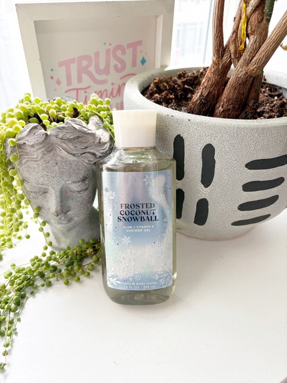 NEW Bath & Body Works Frosted Coconut Snowball Shower Gel